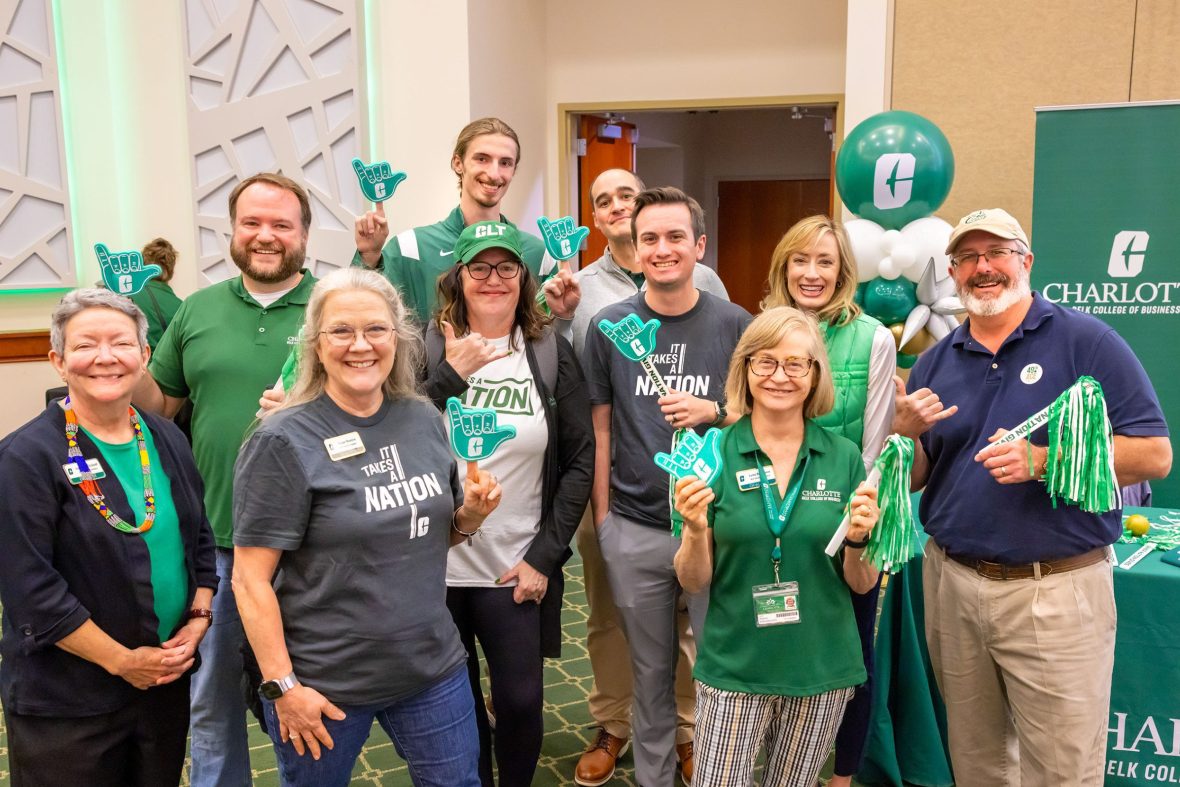 Niner Nation Gives kick off lunch with staff