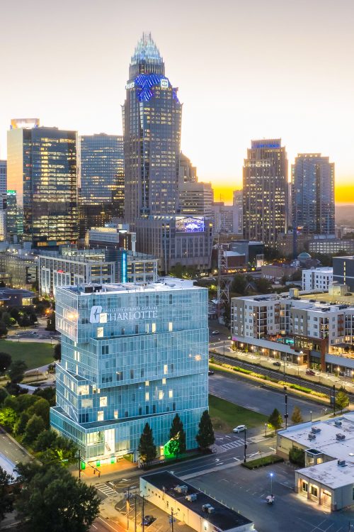 Dubois Center Charlotte Skyline